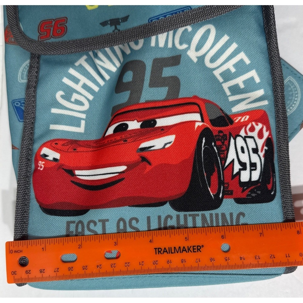 Disney Store Cars Lightning McQueen Lunch Box Tote &Sandwich/Snack Bag New Tag - Picture 6 of 10